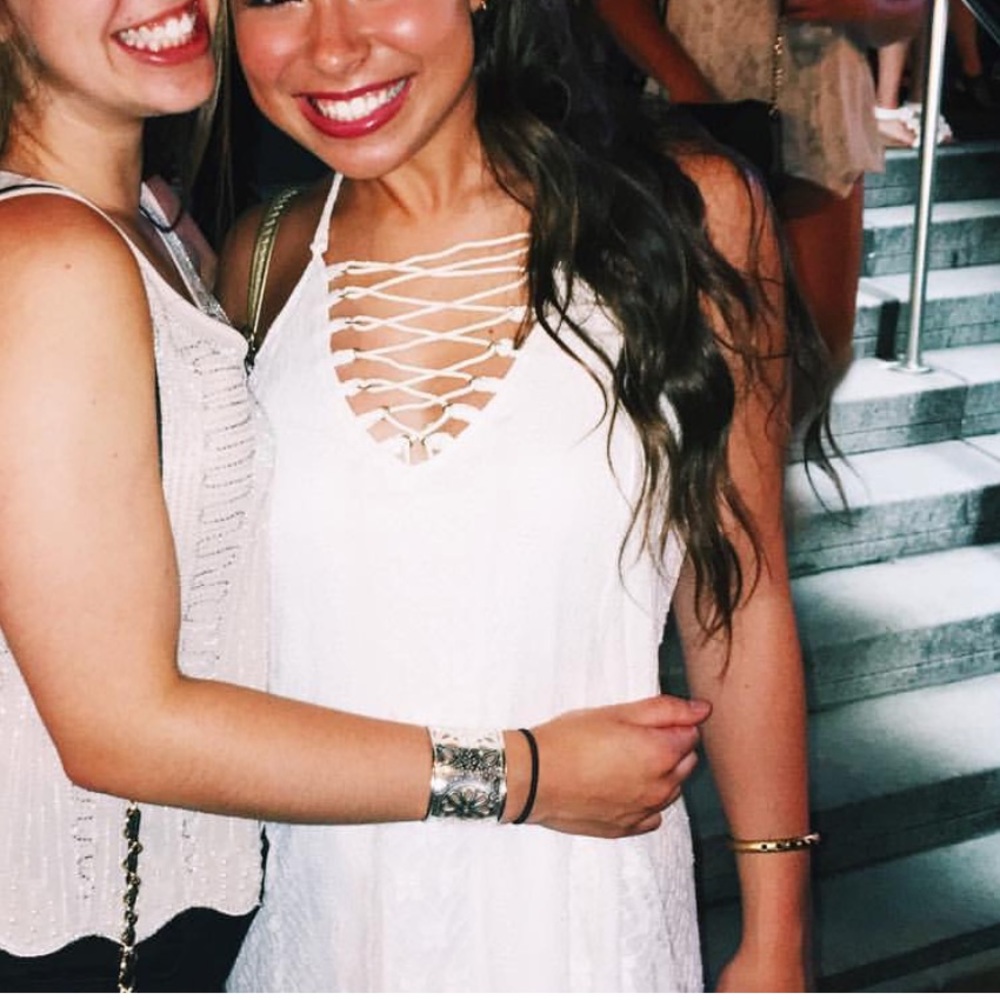 Kendall + Kylie White Sun Dress